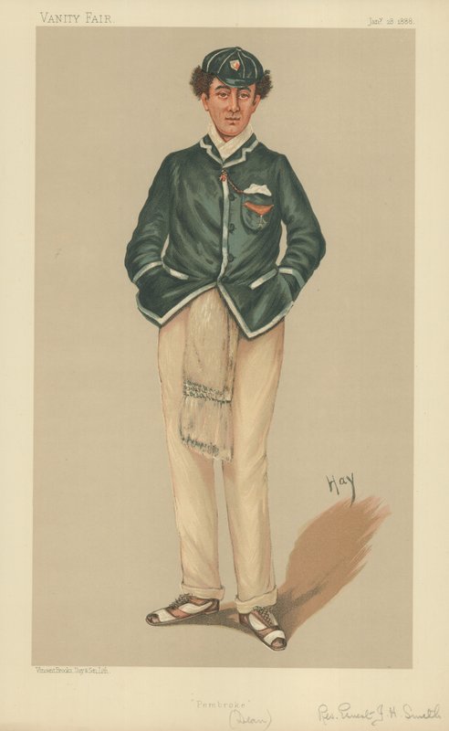 Pastori Ernest John Heriz Smith MA, Pembroke, 28. tammikuuta 1888, Vanity Fair -sarjakuva tekijältä English School