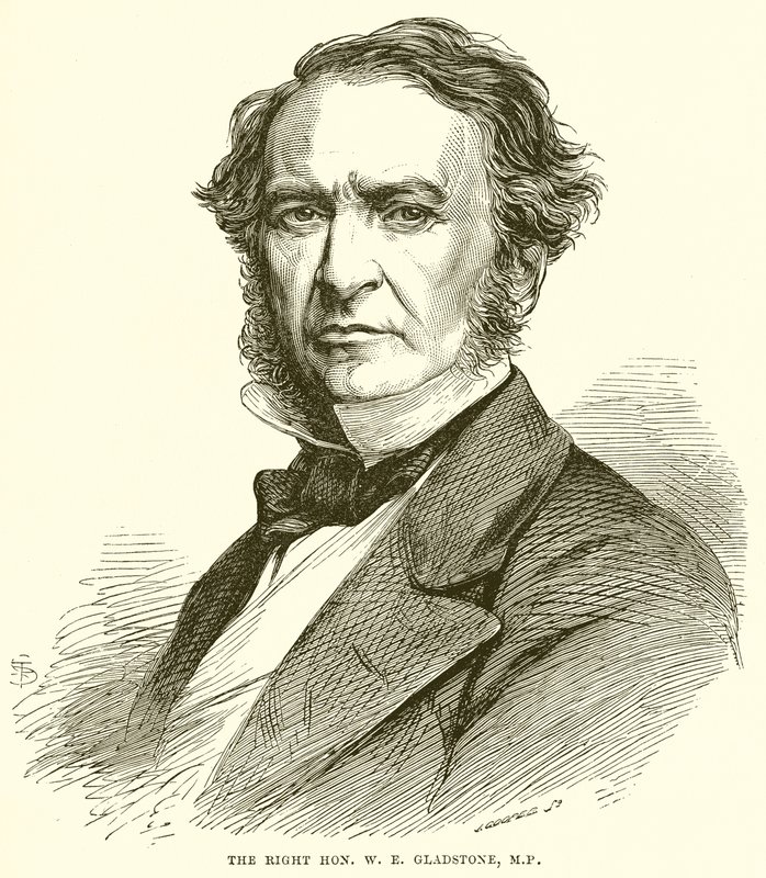 Oikea Hon. W.E. Gladstone, M.P. tekijältä English School