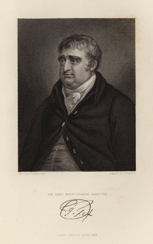Oikea kunniallinen Charles James Fox tekijältä English School