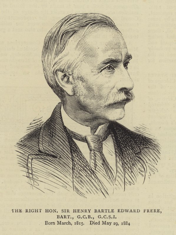Oikea herra Henry Bartle Edward Frere, Baronet, GCB, GCSI tekijältä English School
