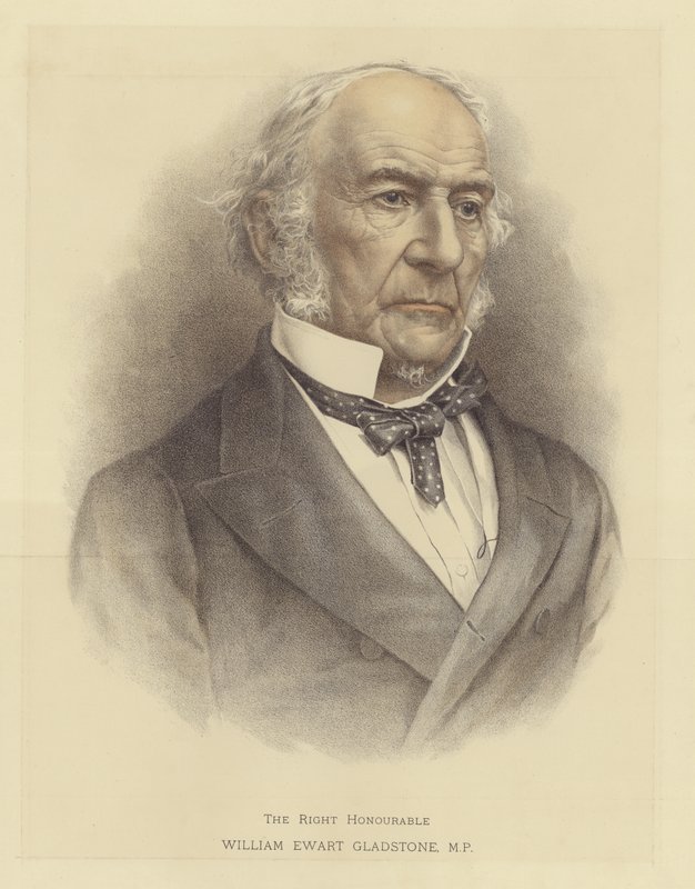Oikea kunniakas William Ewart Gladstone tekijältä English School