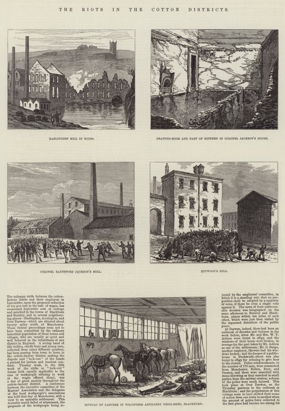 The Riots in the Cotton Districts (kaiverrus) tekijältä English School