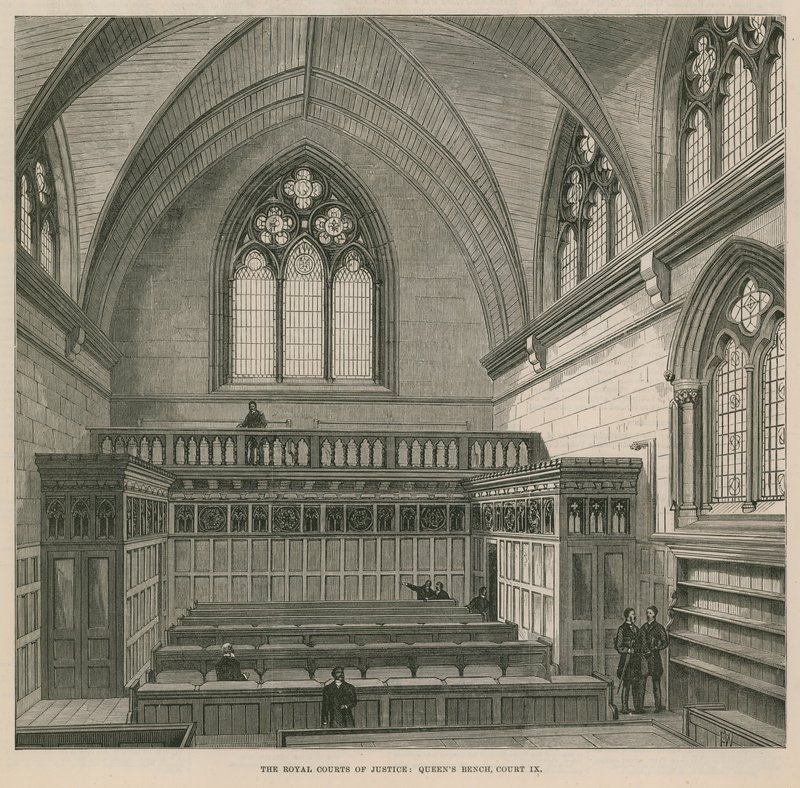 Royal Courts of Justice: Queens Bench, Court IX tekijältä English School