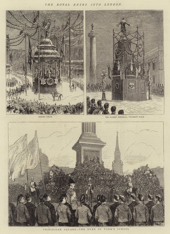 Royal Entry in London (kaiverrus) tekijältä English School
