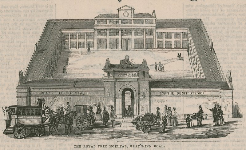 Royal Free Hospital, Grays Inn Road, Lontoo tekijältä English School