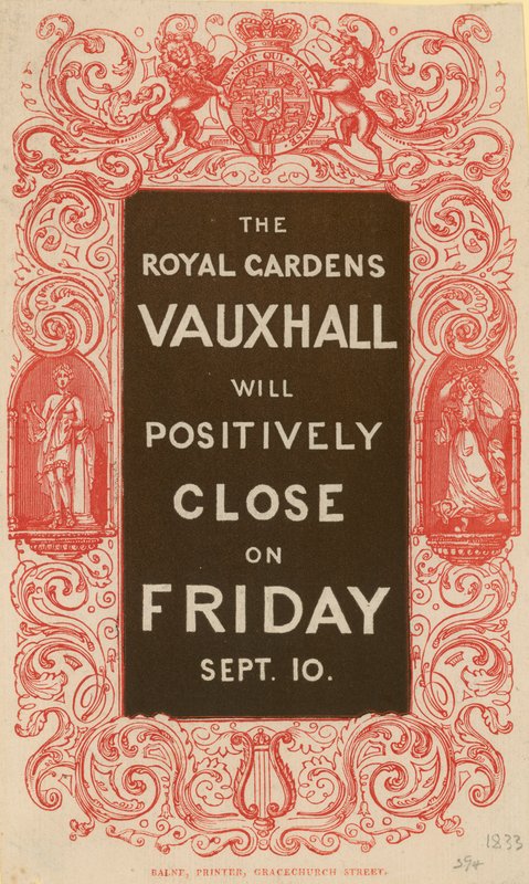 Royal Gardens Vauxhall sulkeutuu positiivisesti tekijältä English School