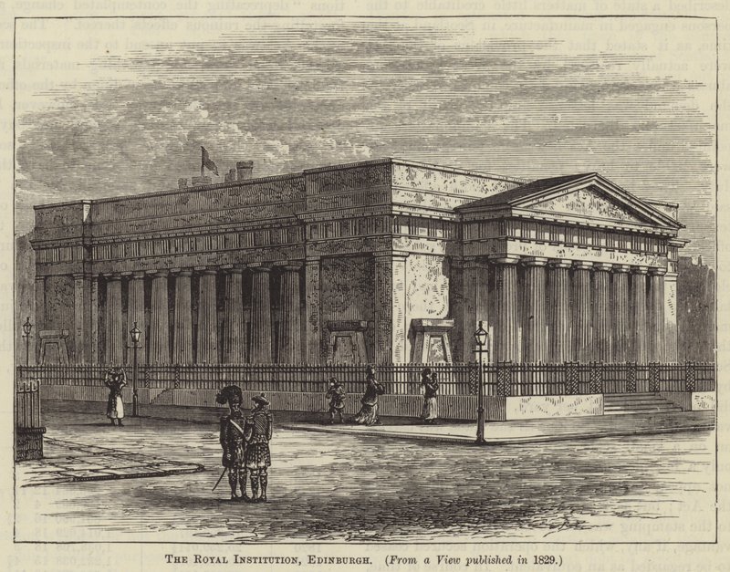 Kuninkaallinen instituutio, Edinburgh (kaiverrus) tekijältä English School