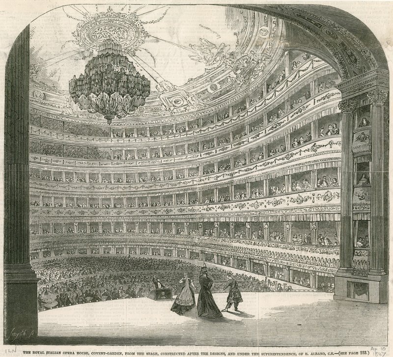 Italian kuninkaallinen oopperatalo, Covent Garden, Lontoo tekijältä English School