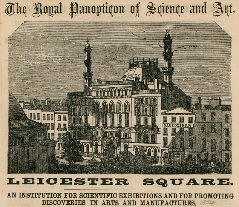 Tieteen ja taiteen kuninkaallinen panoptikoni, Leicester Square, Lontoo tekijältä English School