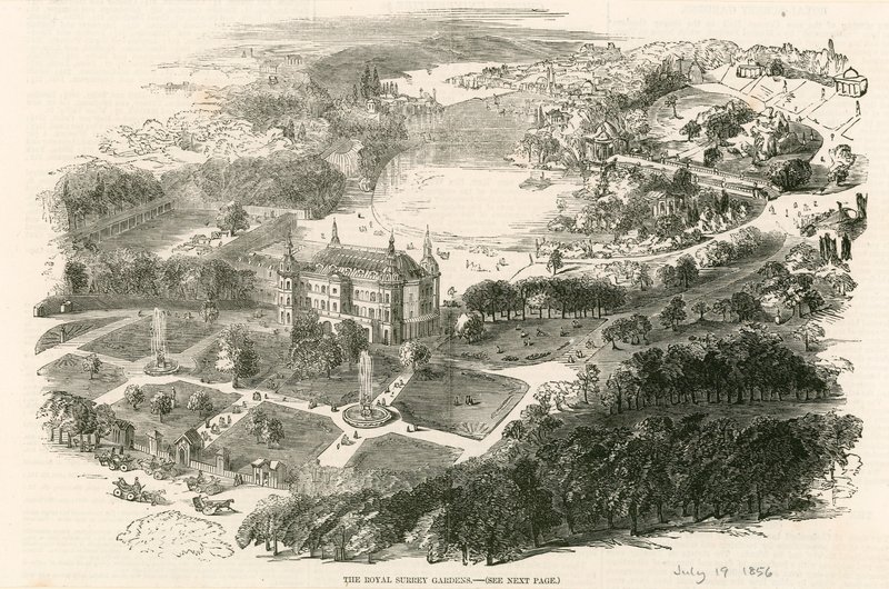 Royal Surrey Gardens (Surreyn eläintieteellinen puutarha), Lontoo tekijältä English School