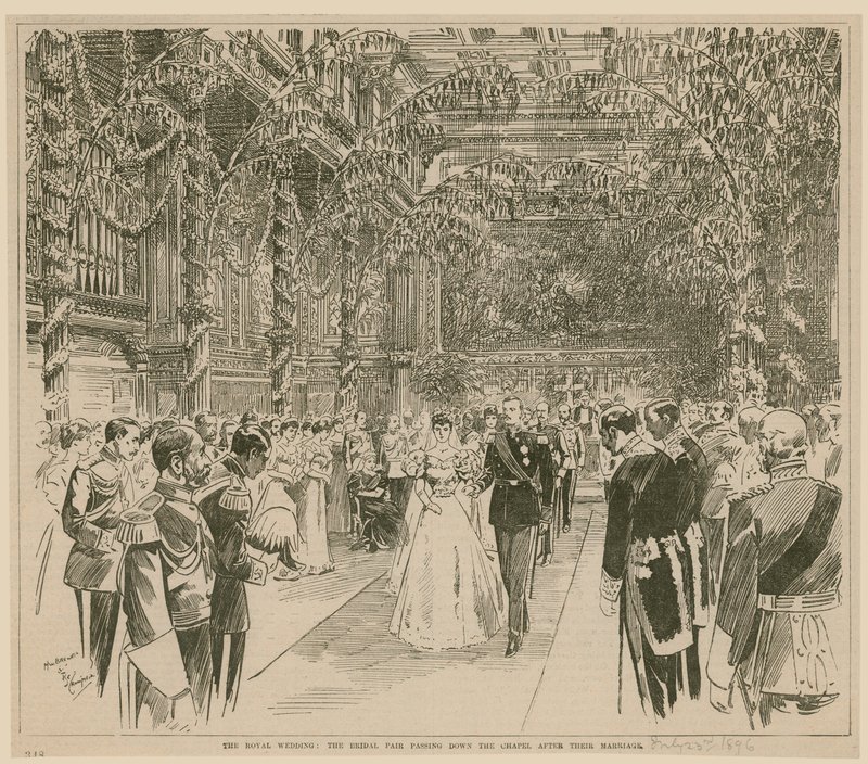 Kuninkaalliset häät 23. heinäkuuta 1896 tekijältä English School
