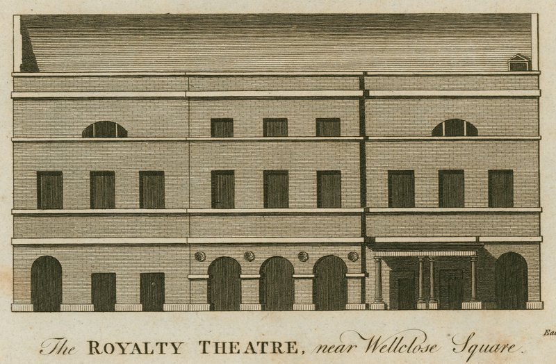 Royalty Theatre, Well Street, Wellclose Square, Lontoo tekijältä English School
