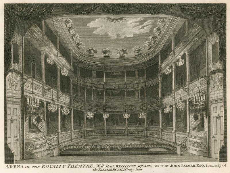 Royalty Theatre, Well Street, Wellclose Square, Lontoo tekijältä English School