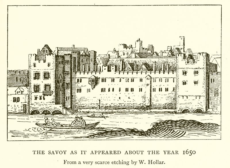 Savoy sellaisena kuin se ilmestyi noin vuonna 1650 tekijältä English School