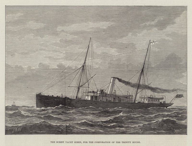 The Screw Yacht Siren, Corporation of the Trinity House (kaiverrus) tekijältä English School