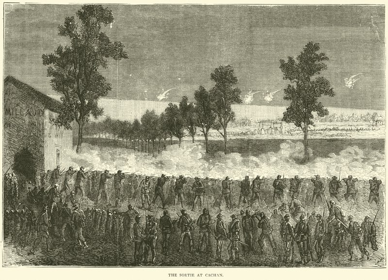 The Sortie Cachanissa, lokakuussa 1870 tekijältä English School
