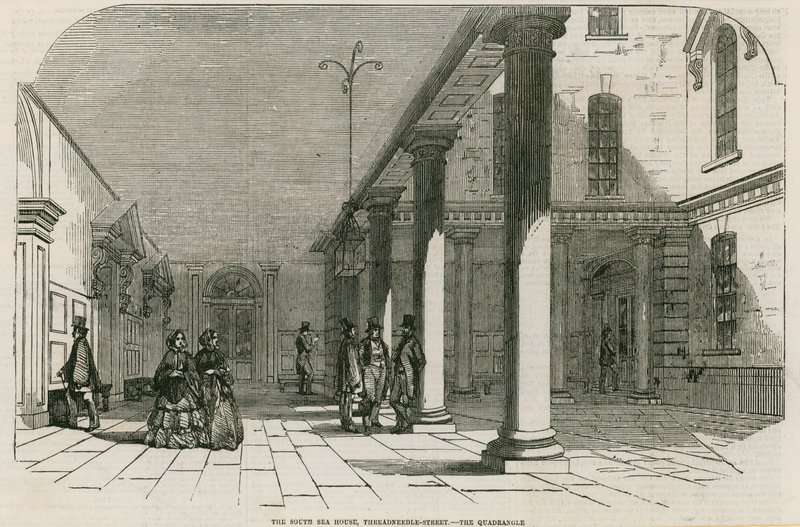 South Sea House, Threadneedle Street, Lontoo - Nelikulma tekijältä English School