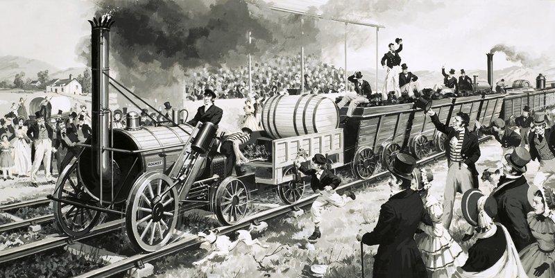 The Story of Steam: Trains on Trial. Stephensonin "Raketti" tekijältä English School