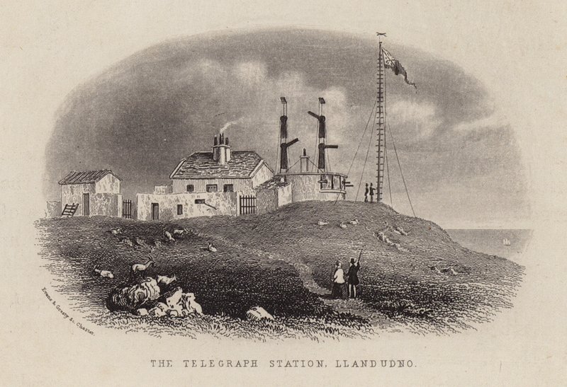 Lennätinasema, Llandudno (kaiverrus) (kaiverrus) tekijältä English School