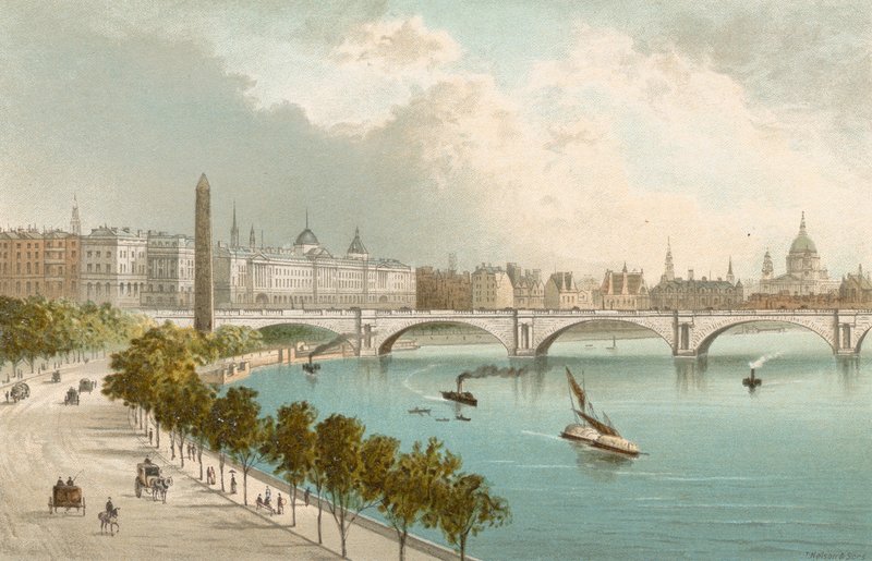 Thames Embankment - itään päin katsoen tekijältä English School