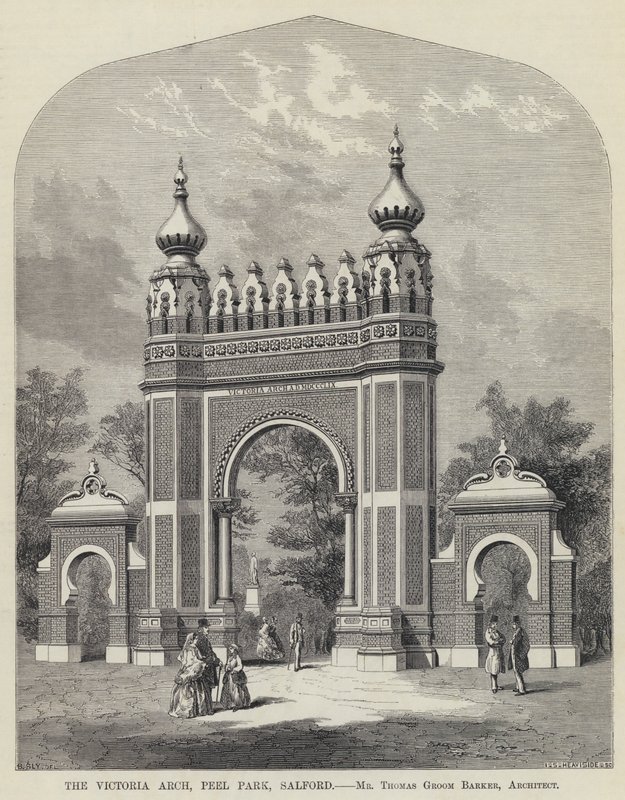 Victoria Arch, Peel Park, Salford (kaiverrus) tekijältä English School