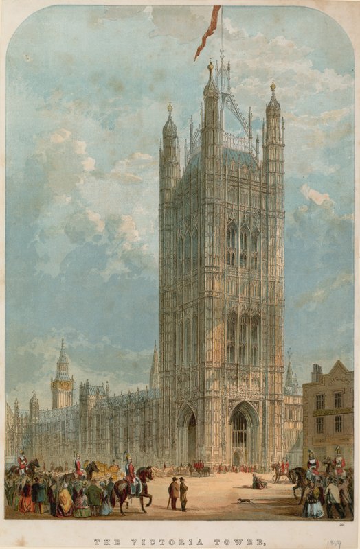 Victoria Tower, Westminster, Lontoo tekijältä English School