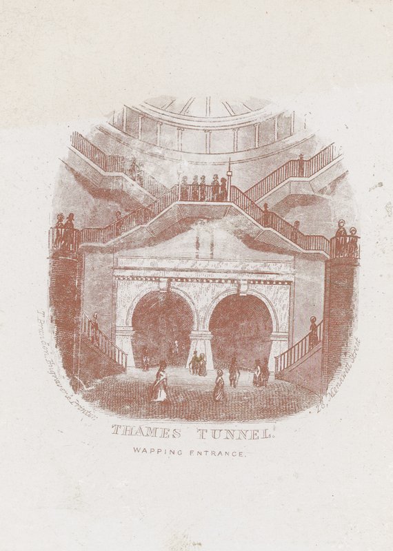 Thames-tunnelin kiertävä sisäänkäynti tekijältä English School