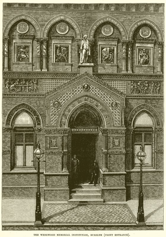 Wedgwood Memorial Institution, Burslem (etukäynti) tekijältä English School