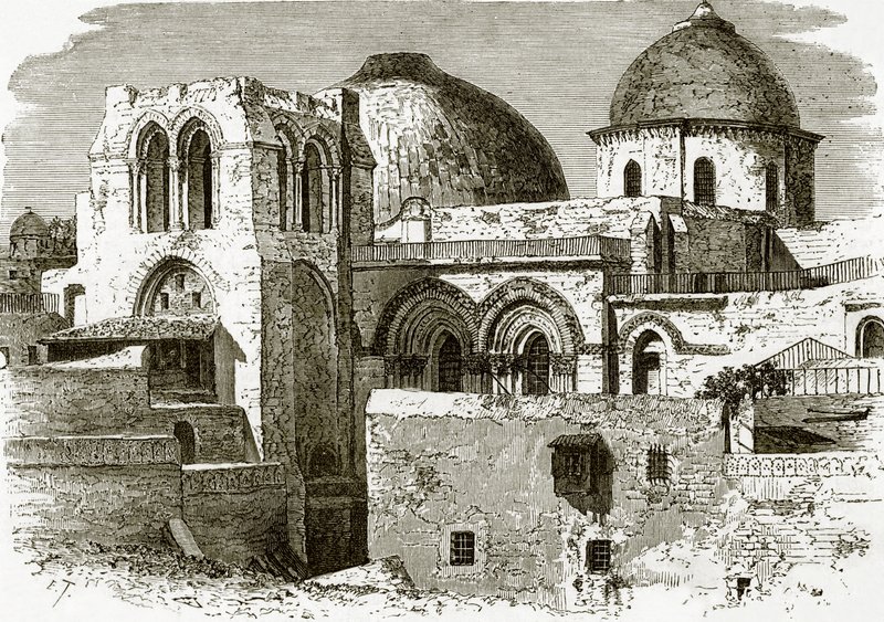 Pyhän haudan kirkko Jerusalemissa tekijältä English School