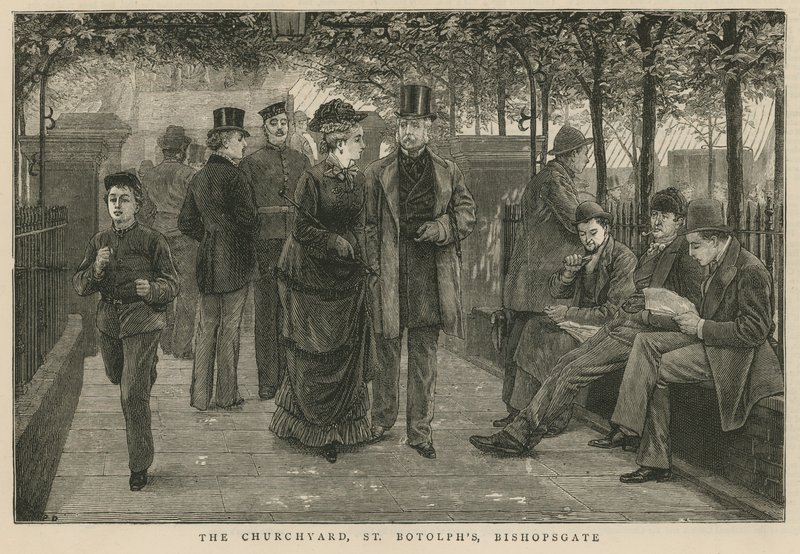 Kirkkomaa, St Botolphs, Bishopsgate tekijältä English School