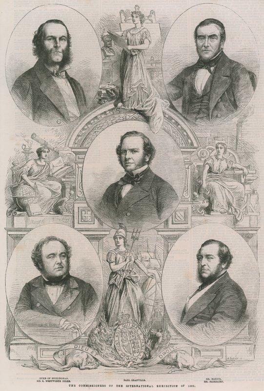 Vuoden 1862 kansainvälisen näyttelyn komissaarit tekijältä English School