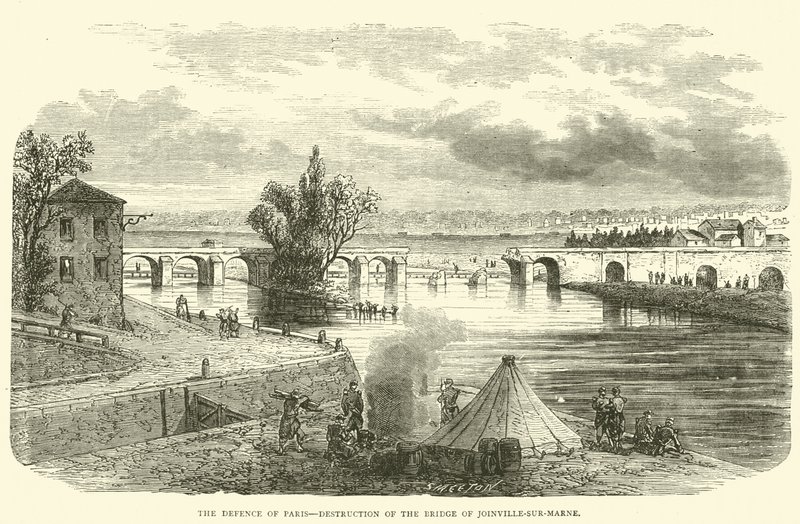 Pariisin puolustaminen, Joinville-sur-Marnen sillan tuhoaminen, marraskuu 1870 tekijältä English School