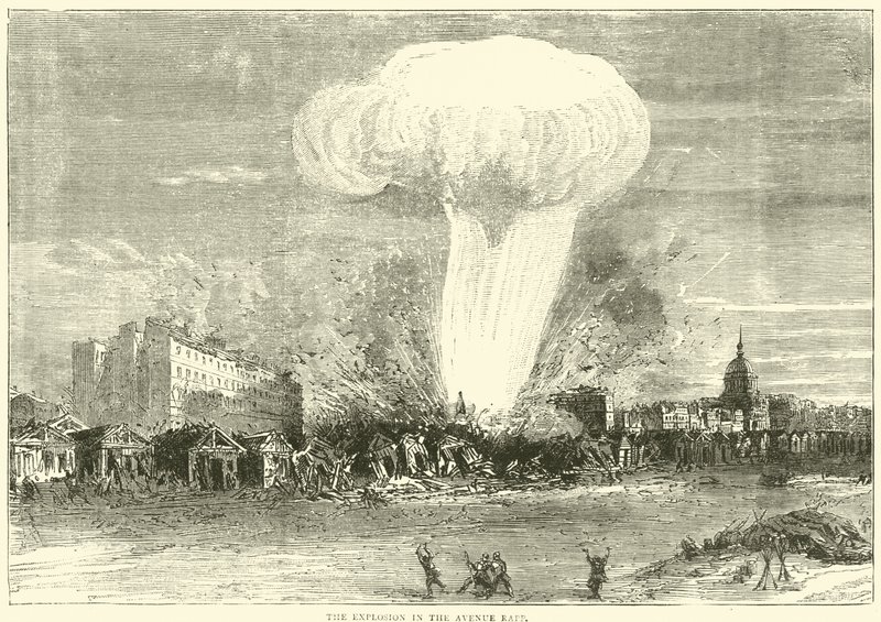 Räjähdys Avenue Rappissa huhtikuussa 1871 tekijältä English School