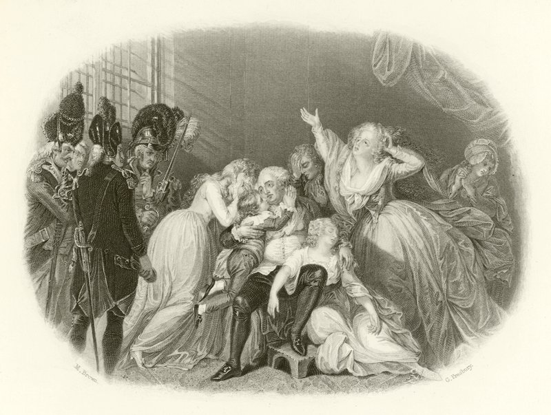 Louis XVI:n viimeinen haastattelu perheensä kanssa tekijältä English School