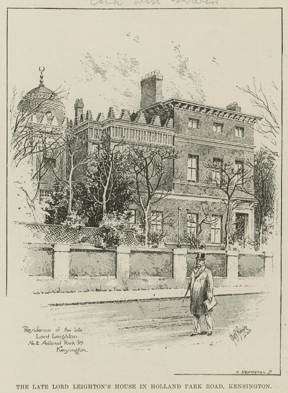Edesmennyt Lord Leightonsin talo Holland Park Roadilla, Kensingtonissa, Lontoossa tekijältä English School