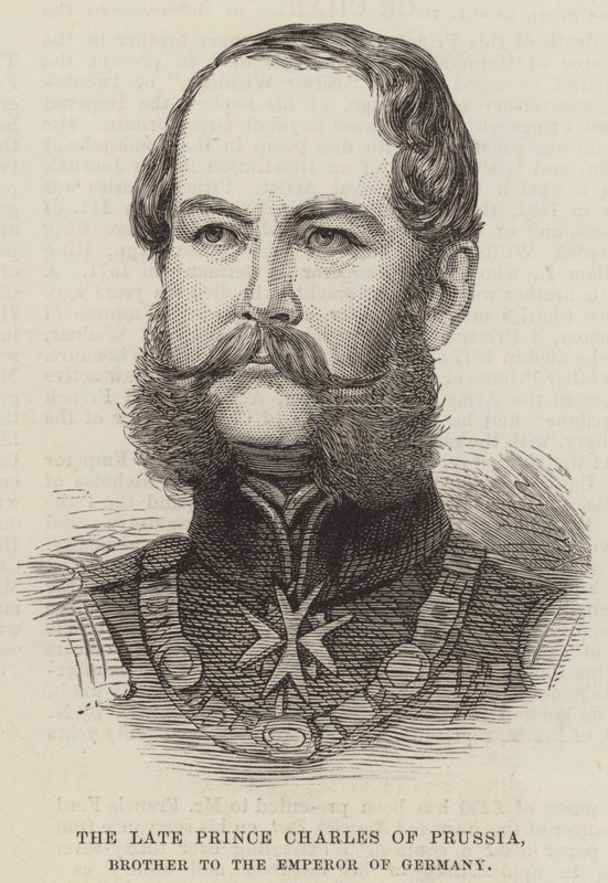 Edesmennyt Preussin prinssi Charles, Saksan keisarin veli (kaiverrus) tekijältä English School