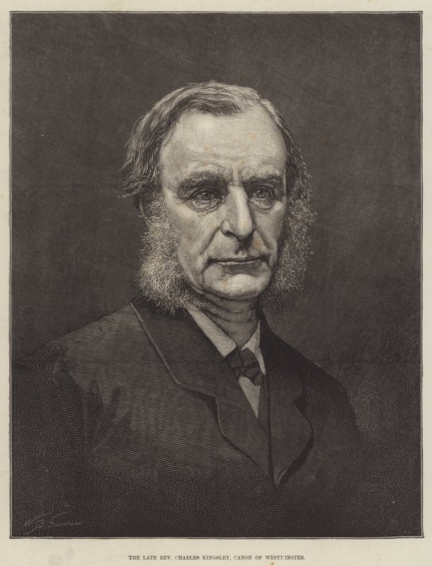 Edesmennyt pastori Charles Kingsley, Westminsterin kaanoni (kaiverrus) tekijältä English School