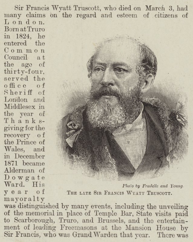 Edesmennyt Sir Francis Wyatt Truscott (kaiverrus) tekijältä English School