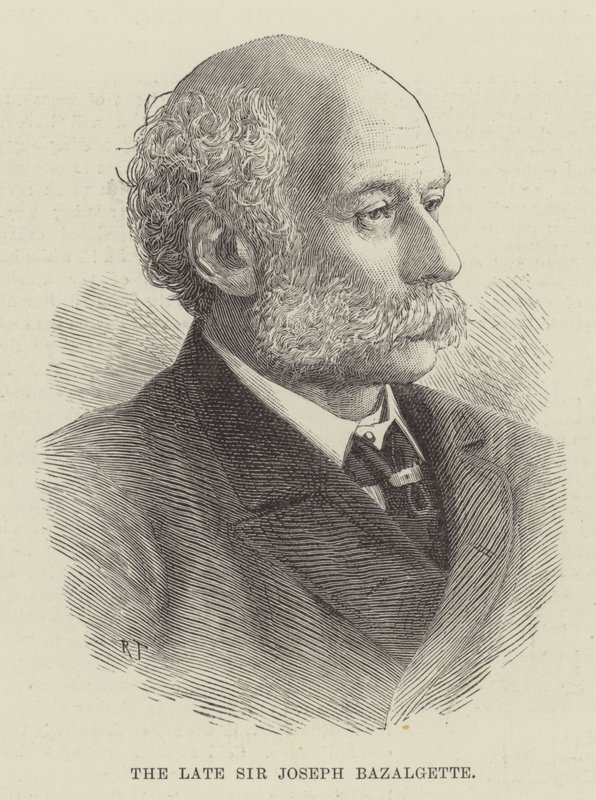 Edesmennyt Sir Joseph Bazalgette (kaiverrus) tekijältä English School