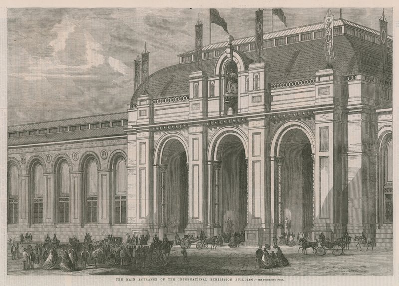 Vuoden 1862 kansainvälisen näyttelyn pääsisäänkäynti tekijältä English School