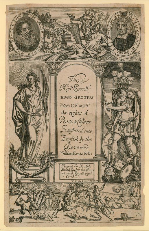 Rauhan ja sodan oikeuden loistavin Hugo Grotius tekijältä English School
