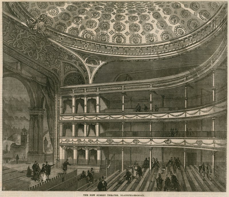 Uusi Surrey Theatre, Blackfriars Road, Lontoo tekijältä English School