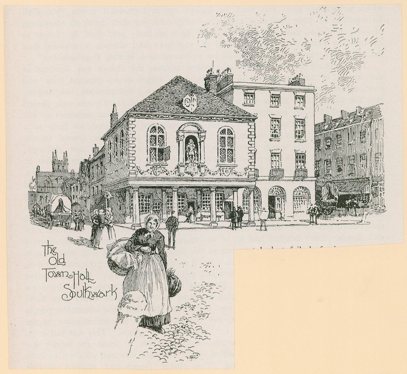 Vanha kaupungintalo, Borough High Street, Southwark, Lontoo tekijältä English School