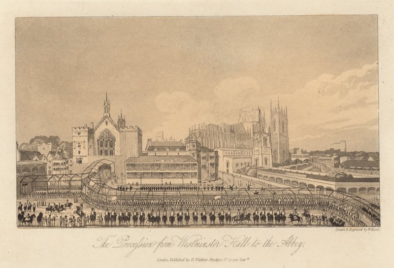 Kulkue Westminster Hallista Abbeyyn tekijältä English School