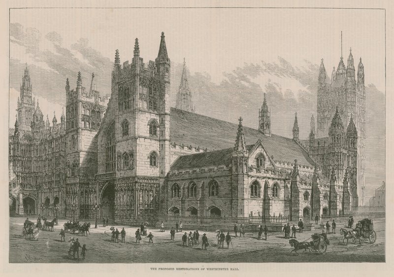 Westminster Hallin ehdotettu restaurointi tekijältä English School
