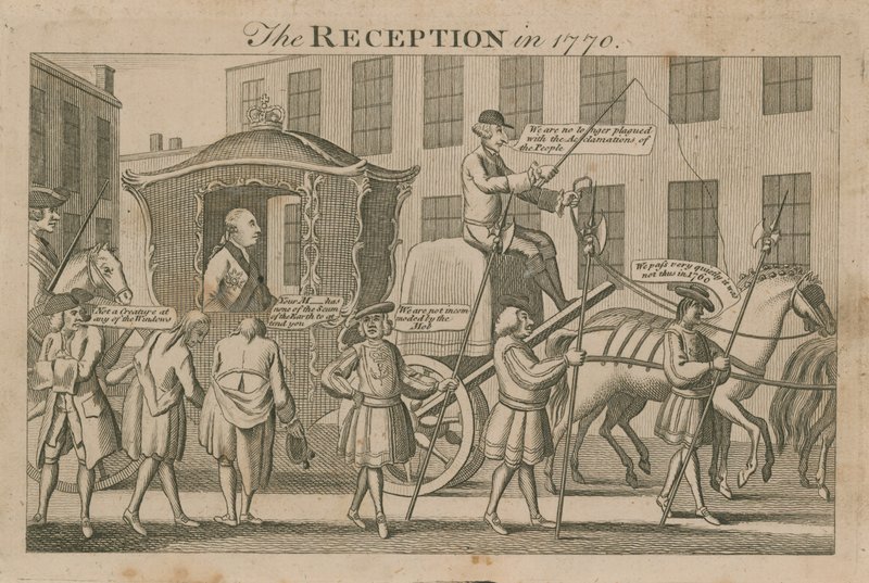 Vastaanotto vuonna 1770 tekijältä English School