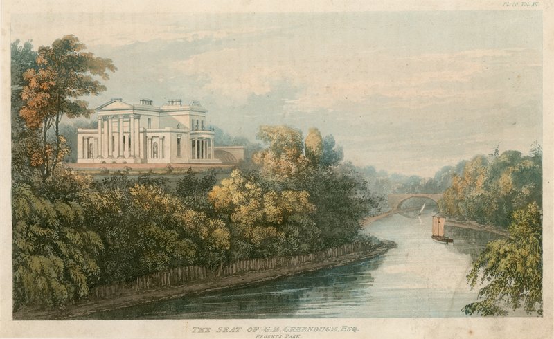 G B Greenoughin kotipaikka, Regents Park, Lontoo tekijältä English School