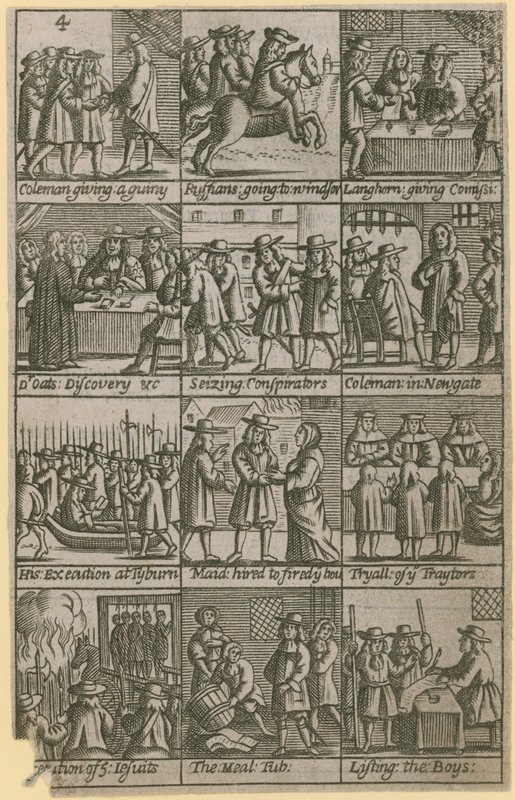 Tarina Edward Colemanista, jota tuomittiin maanpetoksesta 27. marraskuuta 1678 tekijältä English School