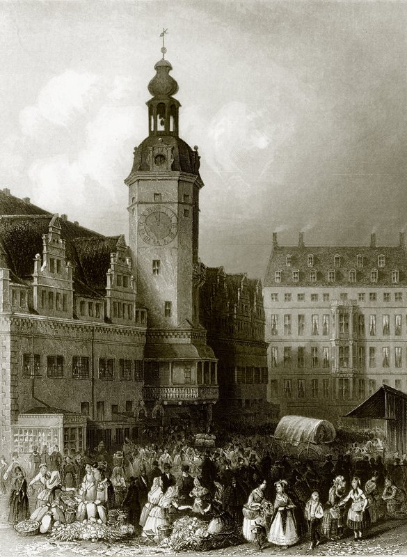 Kaupungintalo ja tori, Leipzig tekijältä English School