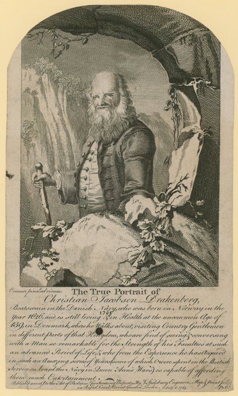 Christian Jacobsen Drakensbergin todellinen muotokuva tekijältä English School